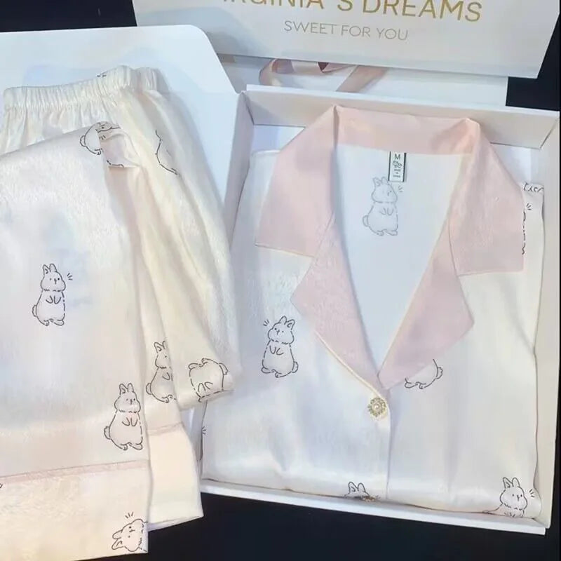 Satin Dream Set — Bunny Kiss