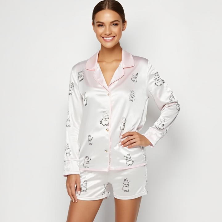 Satin Dream Set — Bunny Kiss