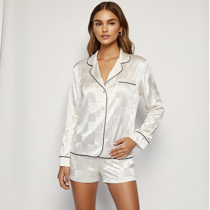Satin Dream Set - Checkered Love