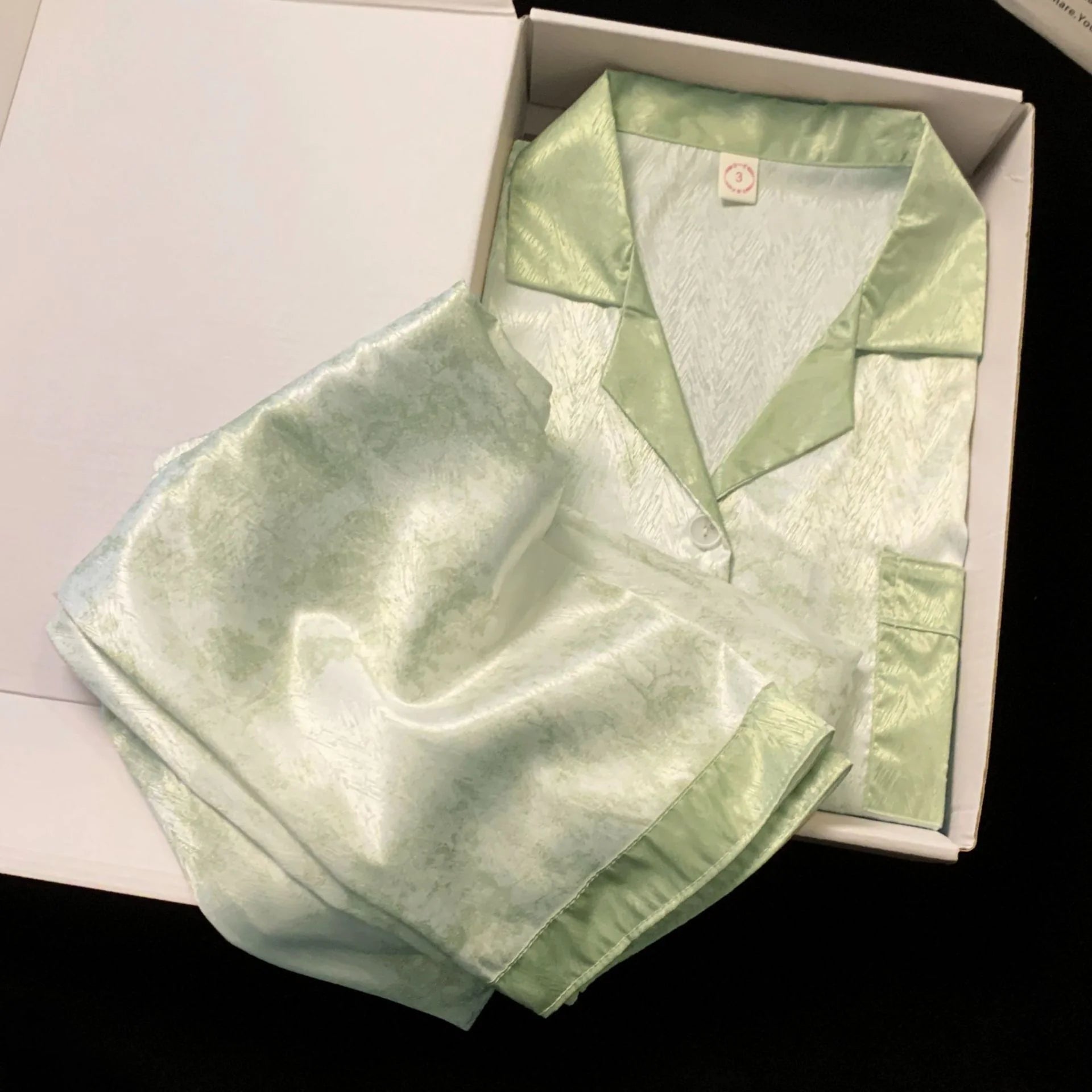 Satin Dream Set — Mint Whisper