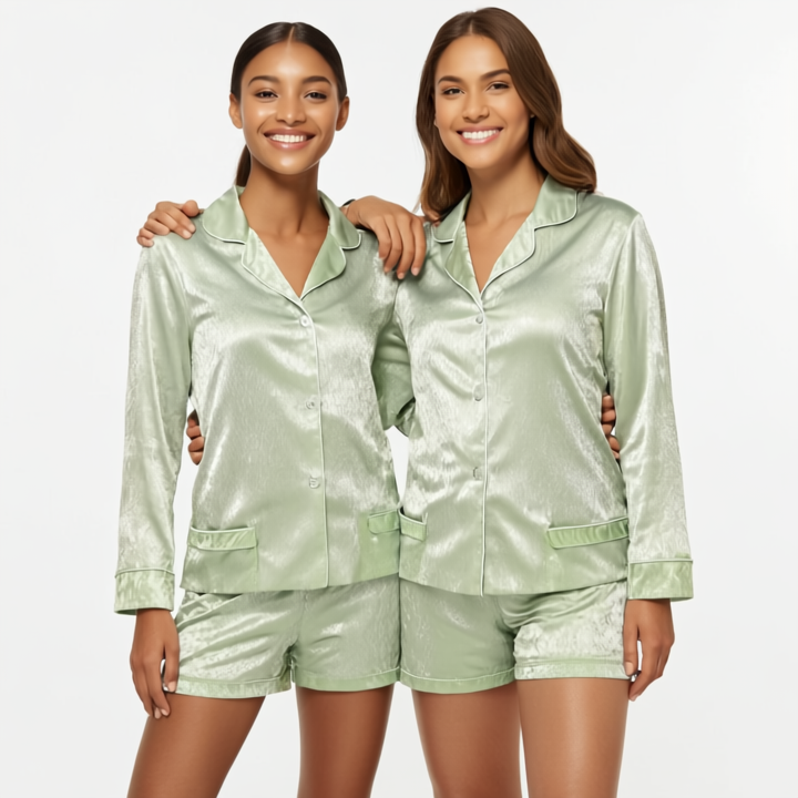 Satin Dream Set — Mint Whisper